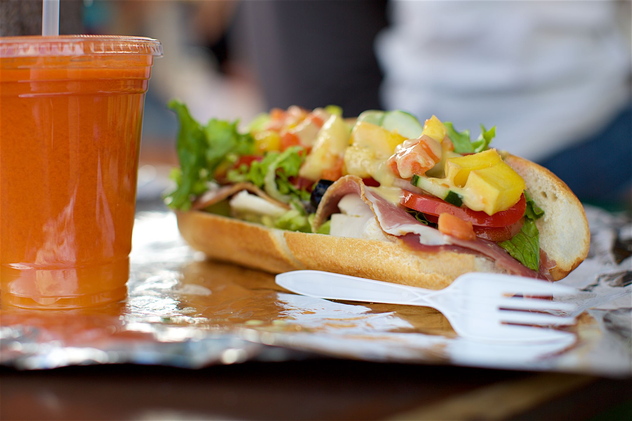 healthy lunch salads Brickell Miami La Sandwicherie fresh ingredients