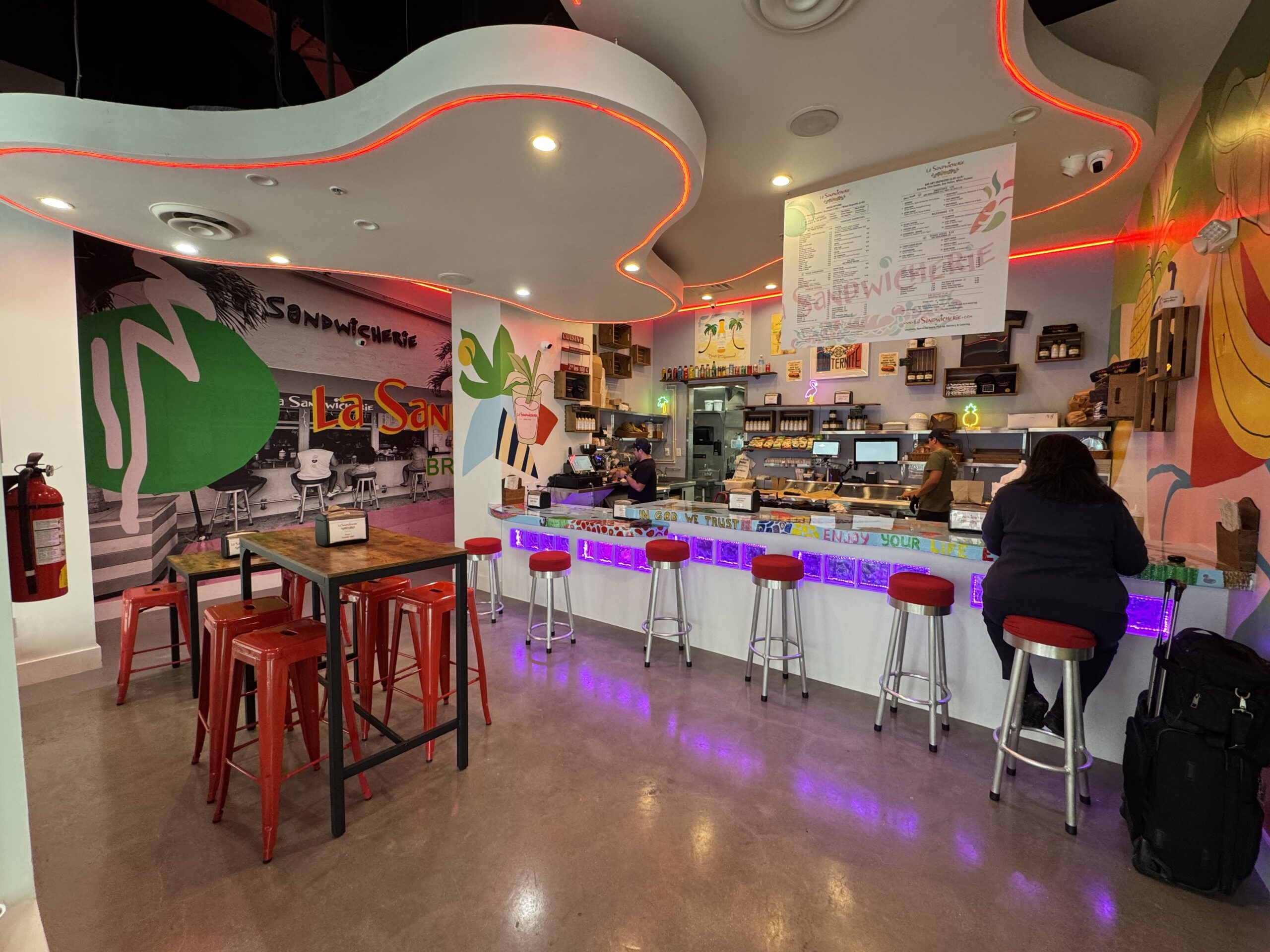 best breakfast Brickell Miami La Sandwicherie croissant fresh juice 60 SW 10th St